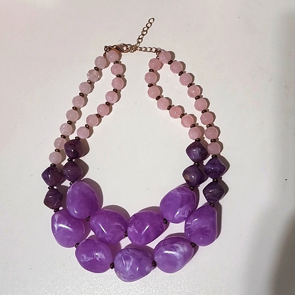 Unbranded Purple Stone Necklace